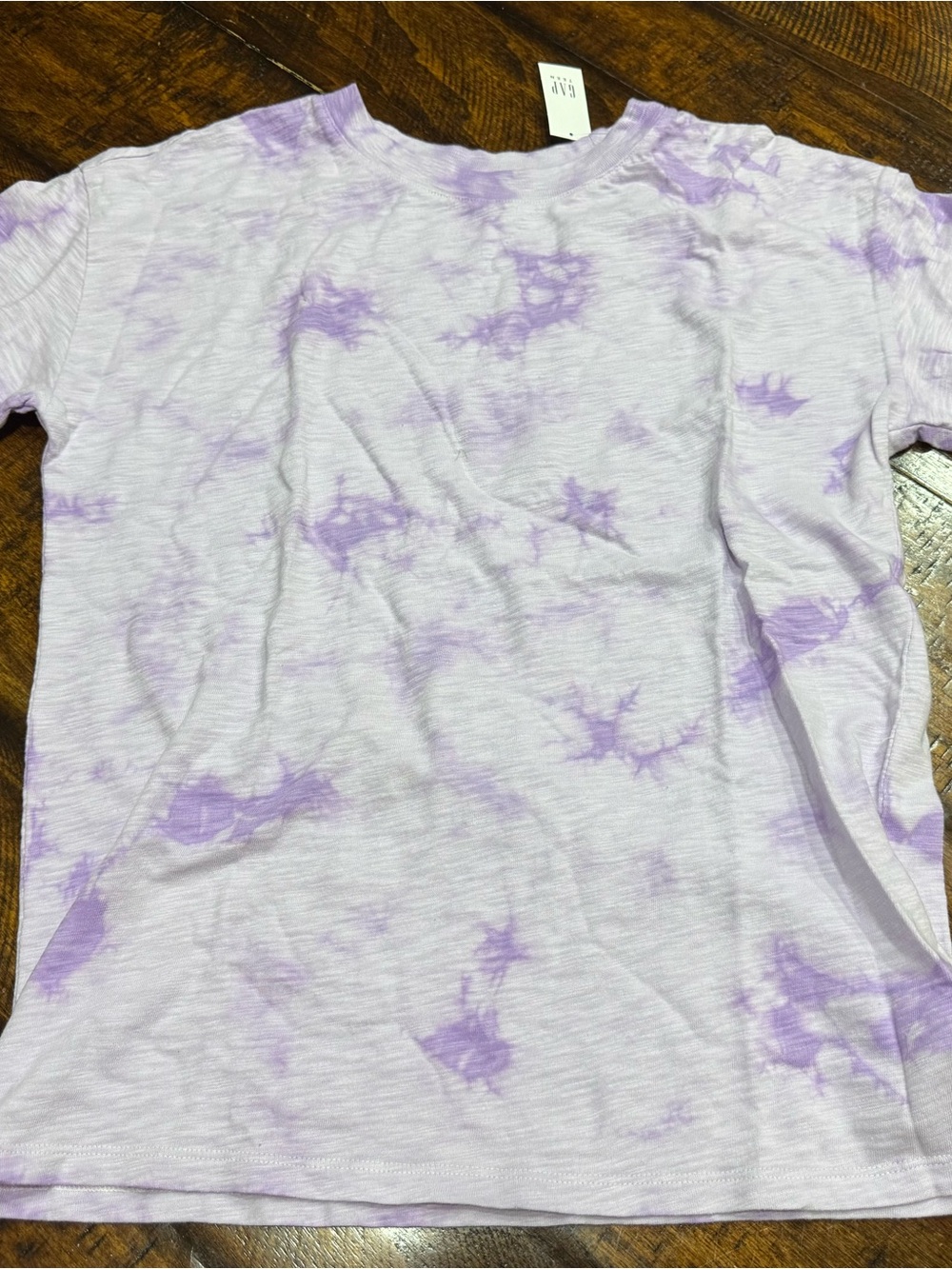 GAP Lavender Tie-Dye Short Sleeve Tee